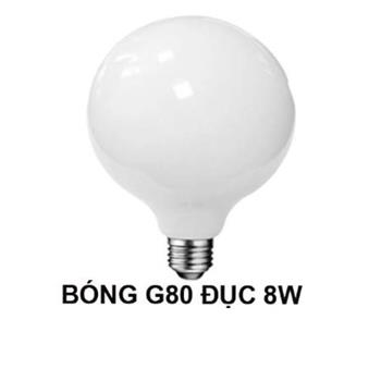 Bóng Led G80 đục loại 8W BÓNG G80 ĐỤC 8W