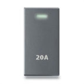 Hạt công tắc 20A size S có đèn báo Grimma G8 series, G8K20ALED G8K20ALED