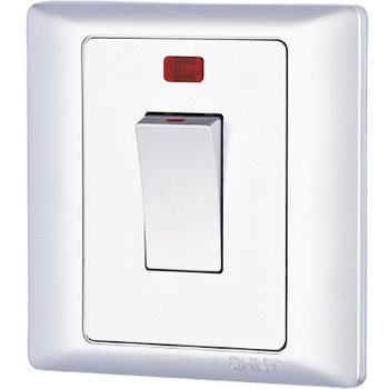 Bộ công tắc bình nóng lạnh CHINT NEW7-G0016 32A 250V có đèn báo NEW7-G00160