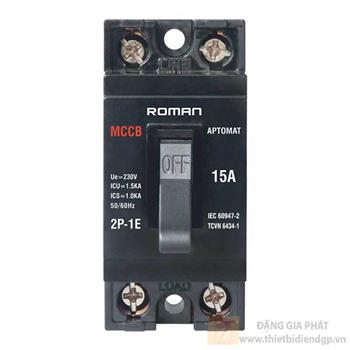 Aptomat khối loại 2P-1E Roman RCB15A