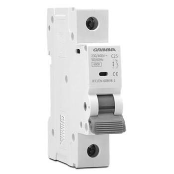 Aptomat MCB Grimma 1P 6kA 230/400VAC G-MCB1PxxA6KA