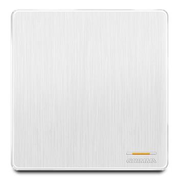 Bộ công tắc đơn đa chiều mặt nhựa vân xước màu trắng Grimma G20WK1M G20WK1M