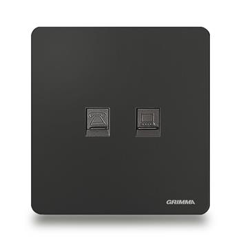 Bộ ổ cắm điện thoại + mạng Grimma G3BTELPC G3BTELPC