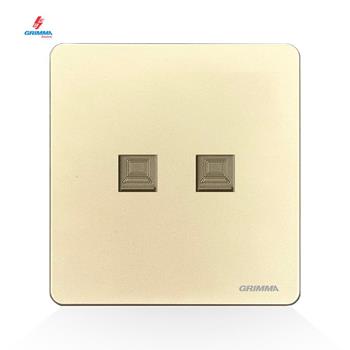 Bộ ổ cắm đôi mạng Grimma G3G2PC G3G2PC