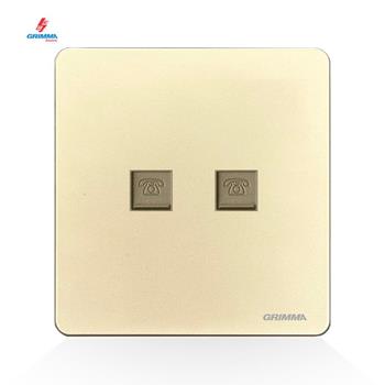 Bộ ổ cắm đôi điện thoại Grimma G3G2TEL G3G2TEL