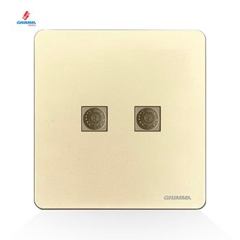 Bộ ổ cắm đôi tivi Grimma G3G2TV G3G2TV