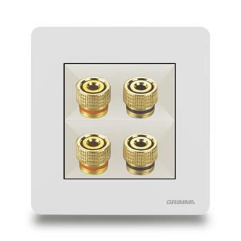 Bộ ổ cắm loa đôi Grimma G3W2A G3W2A