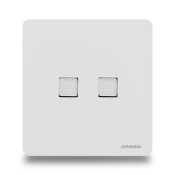 Bộ ổ cắm đôi mạng Grimma G3W2PC G3W2PC