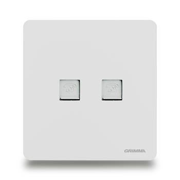 Bộ ổ cắm đôi điện thoại Grimma G3W2TEL G3W2TEL