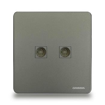 Bộ ổ cắm đôi tivi Grimma G42TV G42TV