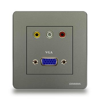 Bộ ổ cắm AV và VAG Grimma G4AVVGA G4AVVGA