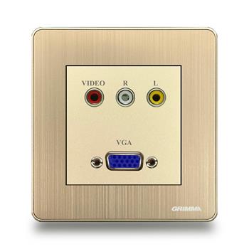 Bộ ổ cắm AV và VAG Grimma G5GAVVGA G5GAVVGA