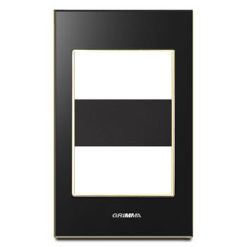 Mặt viền 2 hạt cỡ S kính cường lực màu đen Grimma G6 series, G6GLB-M2 G6GLB-M2
