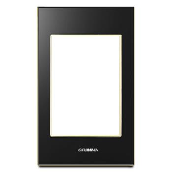 Mặt viền 3 hạt cỡ S màu đen Grimma G6 series, G6GLB-M3 G6GLB-M3