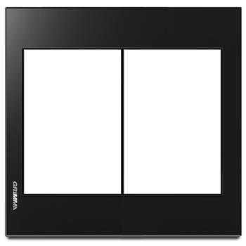 Mặt viền 6 hạt cỡ S kính cường lực màu đen Grimma G6 series, G6GLB-M6 G6GLB-M6