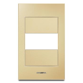 Mặt viền 1 hạt cỡ S kính cường lực màu vàng Grimma G6 series, G6GLG-M1 G6GLG-M1