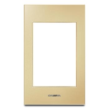 Mặt viền 3 hạt cỡ S màu vàng Grimma G6 series, G6GLG-M3 G6GLG-M3
