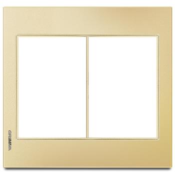 Mặt viền 6 hạt cỡ S kính cường lực màu vàng Grimma G6 series, G6GLG-M6 G6GLG-M6