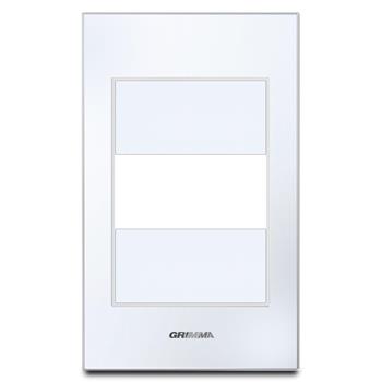 Mặt viền 1 hạt cỡ S kính cường lực màu trắng Grimma G6 series, G6GLW-M1 G6GLW-M1