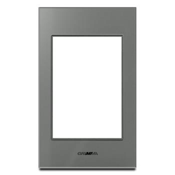 Mặt viền 3 hạt cỡ S màu xám Grimma G6 series, G6GLX-M3 G6GLX-M3