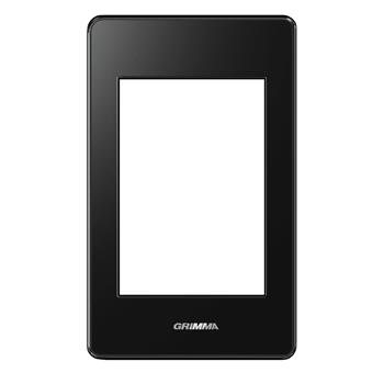 Mặt viền 3 hạt cỡ S Acrylic màu đen Grimma G7 series, G7ACBL-M3 G7ACBL-M3