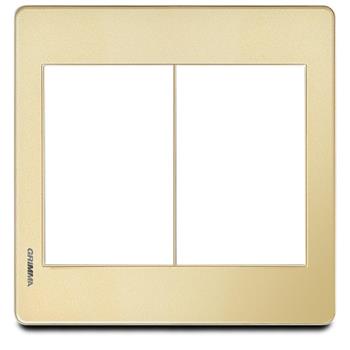 Mặt viền 6 hạt cỡ S Acrylic màu vàng Grimma G7 series, G7ACG-M6 G7ACG-M6