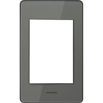 Mặt viền 3 hạt cỡ S Acrylic màu xám Grimma G7 series, G7ACX-M3 G7ACX-M3