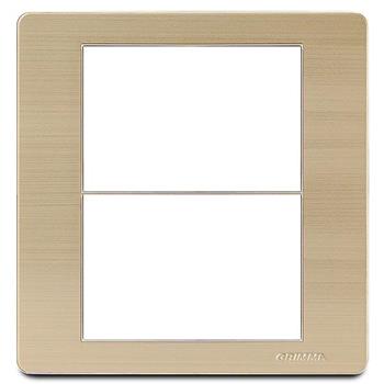 Mặt viền 6 hạt cỡ S thép không gỉ màu vàng Grimma G7 series, G7SGM6 G7SGM6