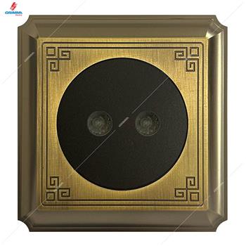 Bộ ổ cắm đôi tivi Grimma G882TV G882TV