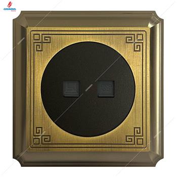 Bộ ổ cắm điện thoại + mạng Grimma G88TELPC G88TELPC