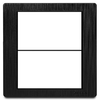 Mặt viền 6 hạt cỡ S nhựa vân xước Grimma G8 series, G8BPM6 G8BPM6