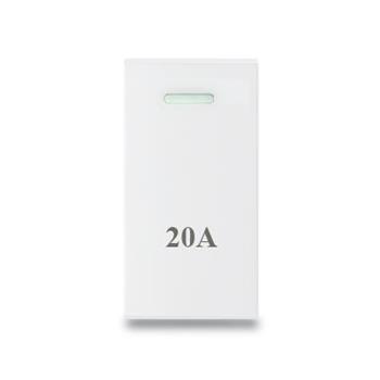 Hạt công tắc 20A có đèn báo size S Grimma G8W series, G8WK20ALED G8WK20ALED