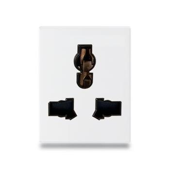 Hạt ổ cắm 3 chấu đa năng size M Grimma G8W series, G8WSK312 G8WSK312