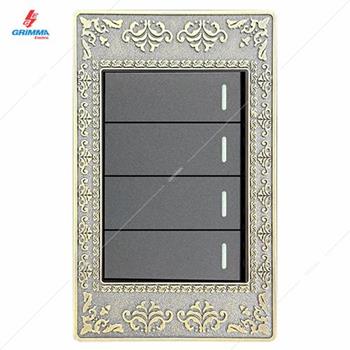 Bộ công tắc bốn 1 chiều GRIMMA G8ZAXK41 G8ZAXK41