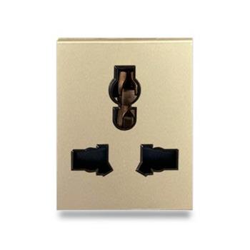 Hạt ổ cắm 3 chấu đa năng size M Grimma G9 series, G9SK312 G9SK312