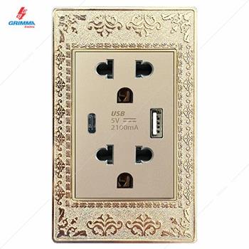 Bộ ổ cắm USB GRIMMA G9ZAGUSB G9ZAGUSB