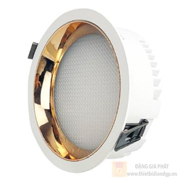 Đèn Led âm trần GS Lighting Tán quang chống chói chóa vàng GSDTQ-C-G