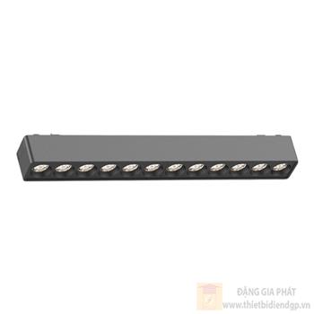 Đèn Led nam châm tiêu điểm GS Lighting hệ ray 2 in 1 vỏ đen GSNCTTD