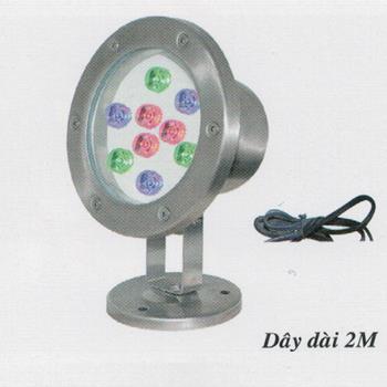 Đèn led âm nước HB 9W Biến đổi 3 Màu HB 9W - Đổi 3 Màu
