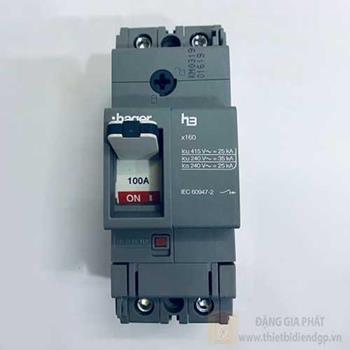 Cầu dao tự động loại lớn (MCCB) 2P 18kA (400/415V AC) HDA099Z