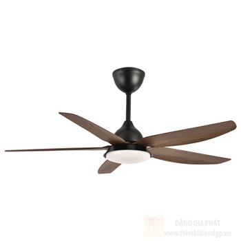 Quạt trần đèn 5 cánh nhựa vân gỗ Roman HFC56A1/G 55W HFC56A1/G
