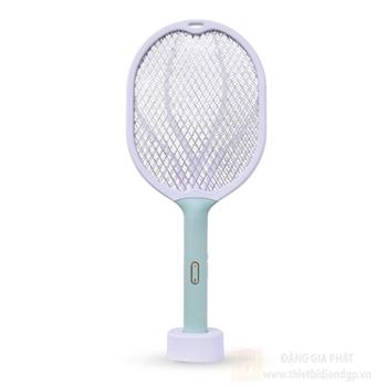 Vợt muỗi Roman - cấu trúc 3 lớp an toàn có đèn báo khi pin đầy HMB9009/B
