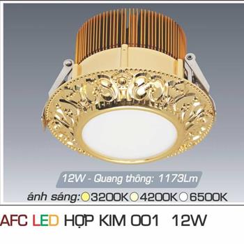 Đèn âm trần trang trí Anfaco AFC HỢP KIM 001 12W HOPKIM 001 12W