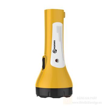 Đèn pin sạc cầm tay Roman 3W - sáng liên tục 4 giờ HRL2008Y/3W