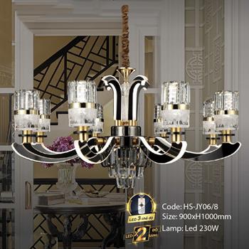 Đèn chùm trang trí Slister Ø900*H1000mm Led 230W HS-JY06/8