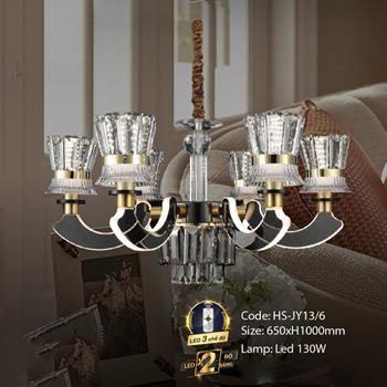 Đèn chùm trang trí Slister Ø650*H1000mm Led 130W HS-JY13/6