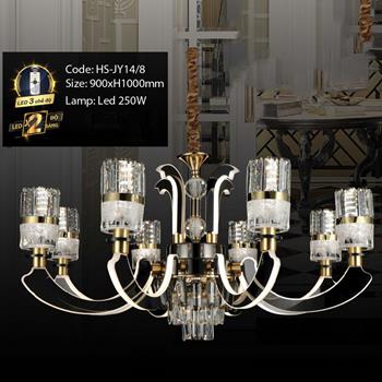 Đèn chùm trang trí Slister Ø900*H1000mm Led 250W HS-JY14/8