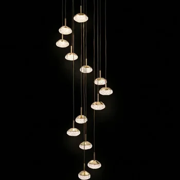 Đèn treo trang trí Slister 500*500*3000mm Led 130W HS-YY29