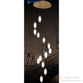 Đèn treo trang trí Slister 500*500*3000mm Led 130W HS-YY30