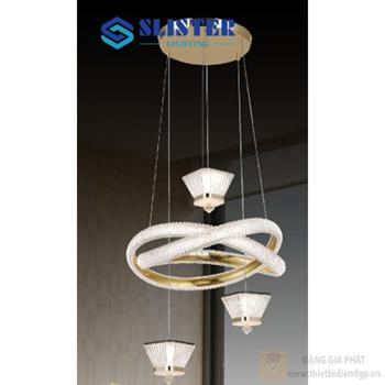 Đèn treo trang trí Slister 400*400*H1200mm Led 80W HS-YY37